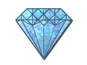 Blue Gem (Glitter)