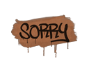 Sorry (Tiger Orange)